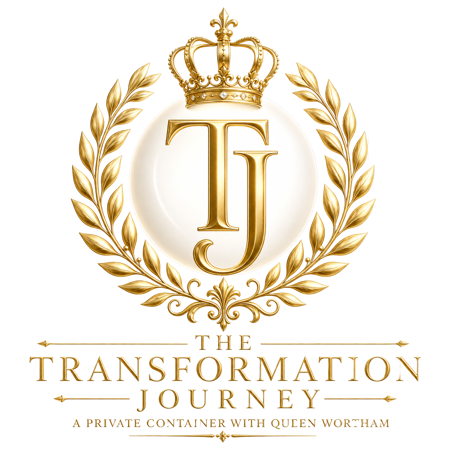 The Transformation Journey — signature emblem by Queen Wortham