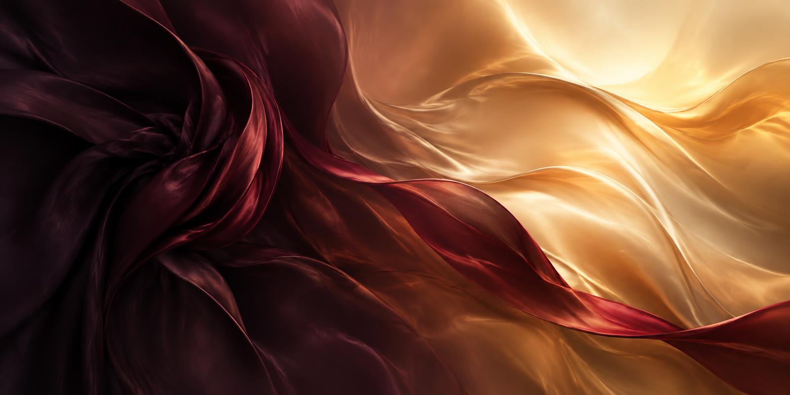 Deep plum shadow flowing into warm golden light — the movement from wound to wealth